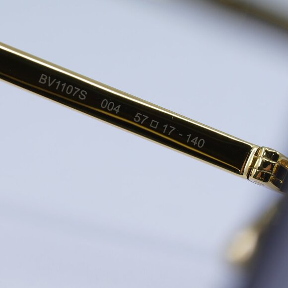 Bottega Veneta BV1107S 004 Rectangle Sunglasses - Gold/Grey - Picture 7 of 9